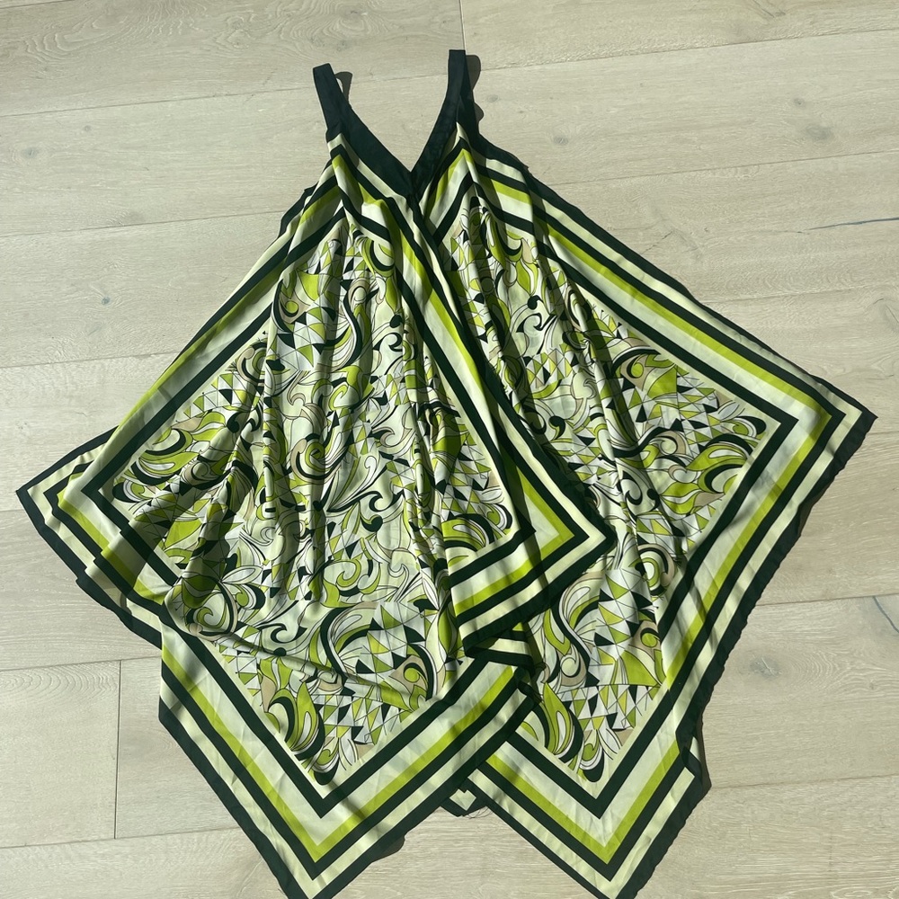 Green Summer Dress, very flowy!